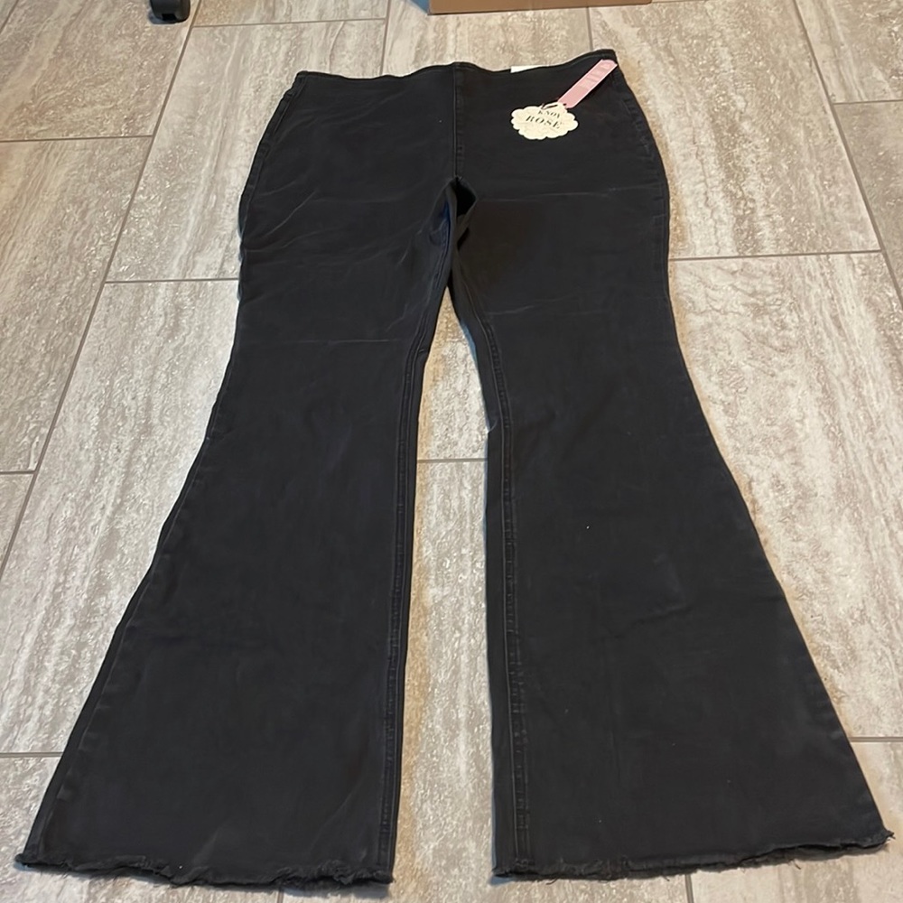 KNOX ROSE women’sXLARGE PULL UP FLARE BLACK